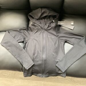 YoungLA Women’s Zip Up Hoodie Black XS/Small Athletic Gym Jacket New With Tags